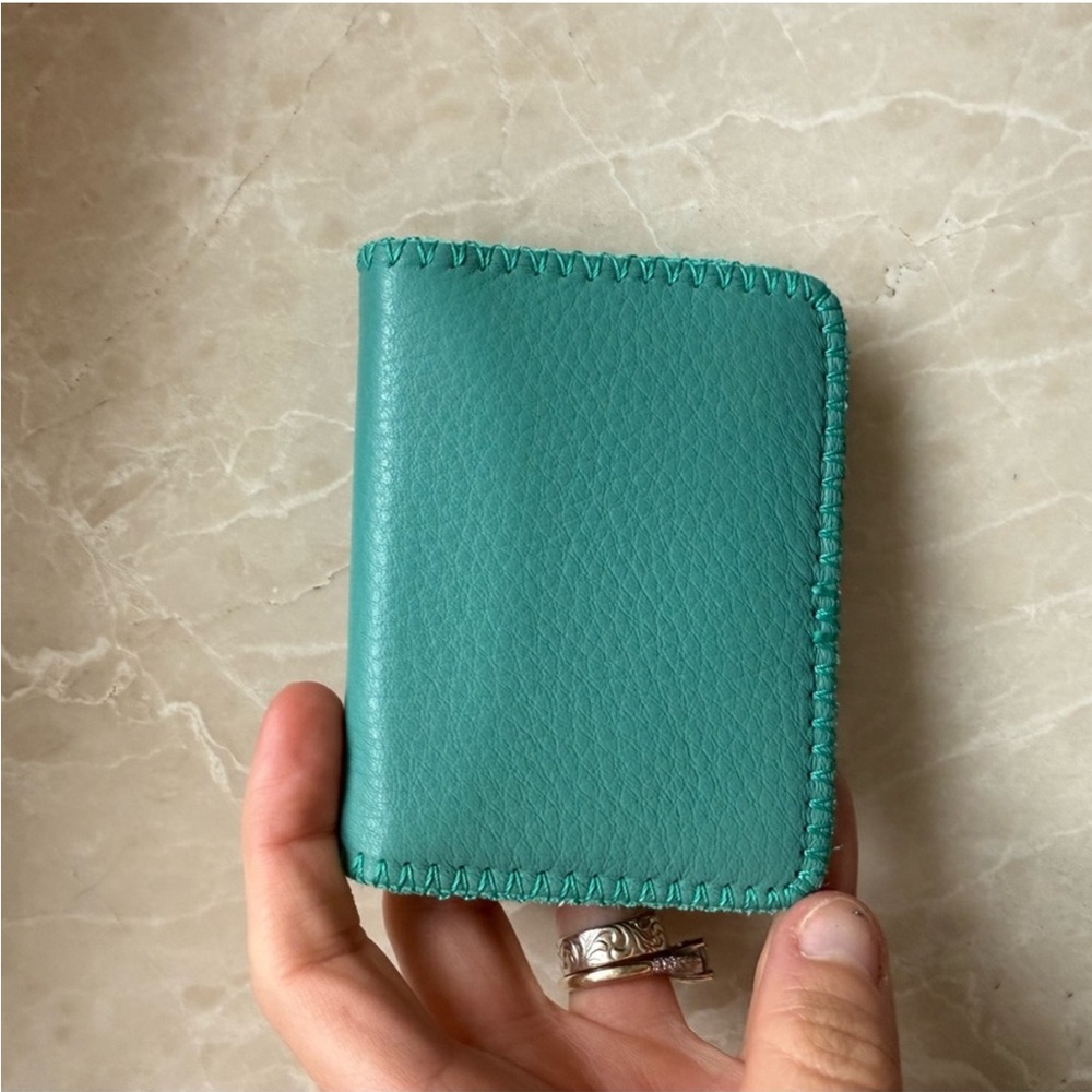 Lyon’s Leather Co Turquoise Wallet